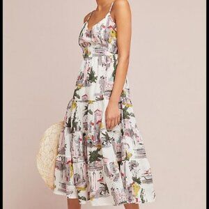 NWOT Anthropologie Lazybones Cityscape Dress size XS